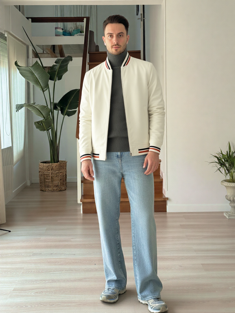 Sergio | Varsity Bomber Jacket