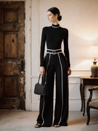 Aris | Contrast Trim Jumpsuit