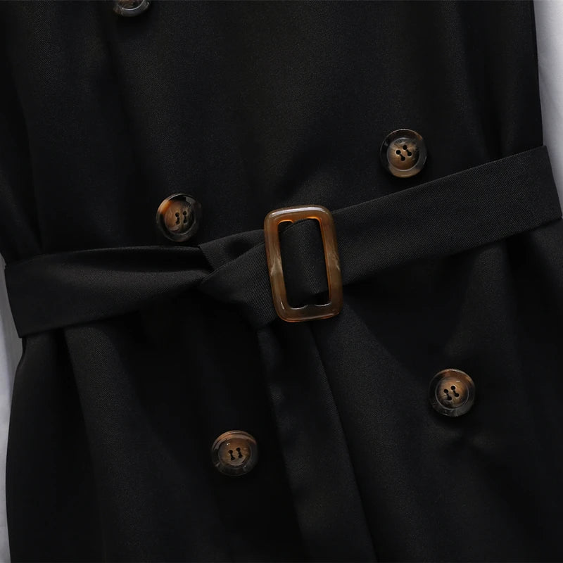 Camille | Belted Contrast Blouse