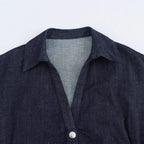 Elara | Denim Midi Dress