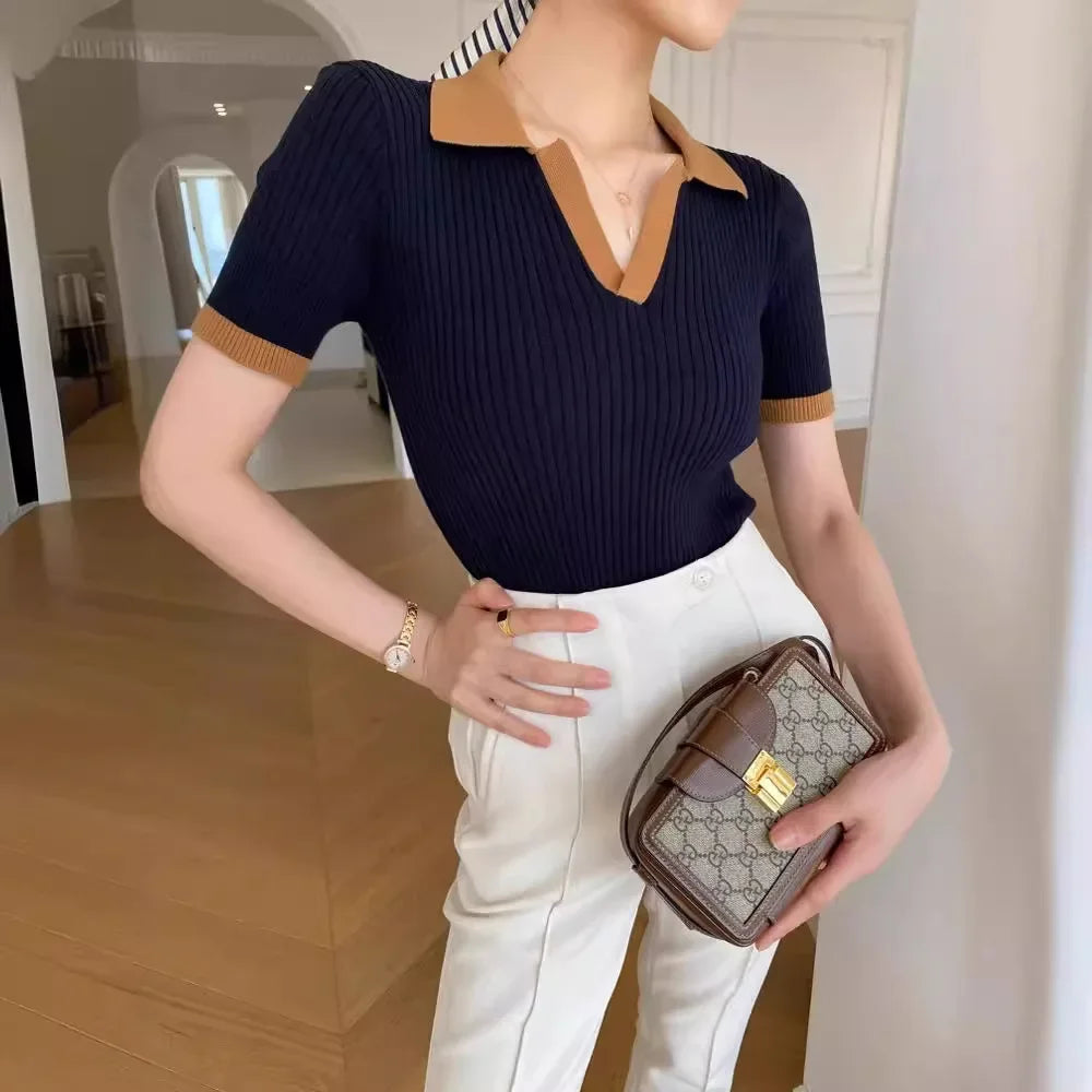 Margot | French Collar Polo