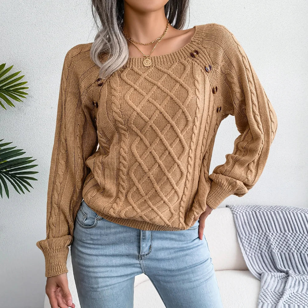Aria | Elegant cable knit sweater