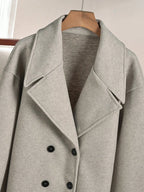 Thea | Wool Blend Peacoat