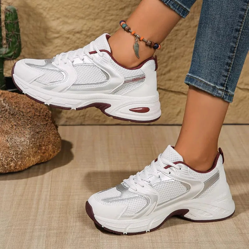 Halo | Silver Mesh Sneakers