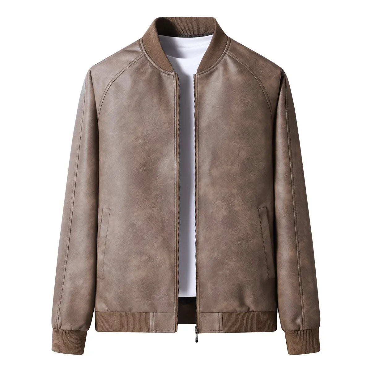 Aster & Wolfe Oslo Leather Bomber