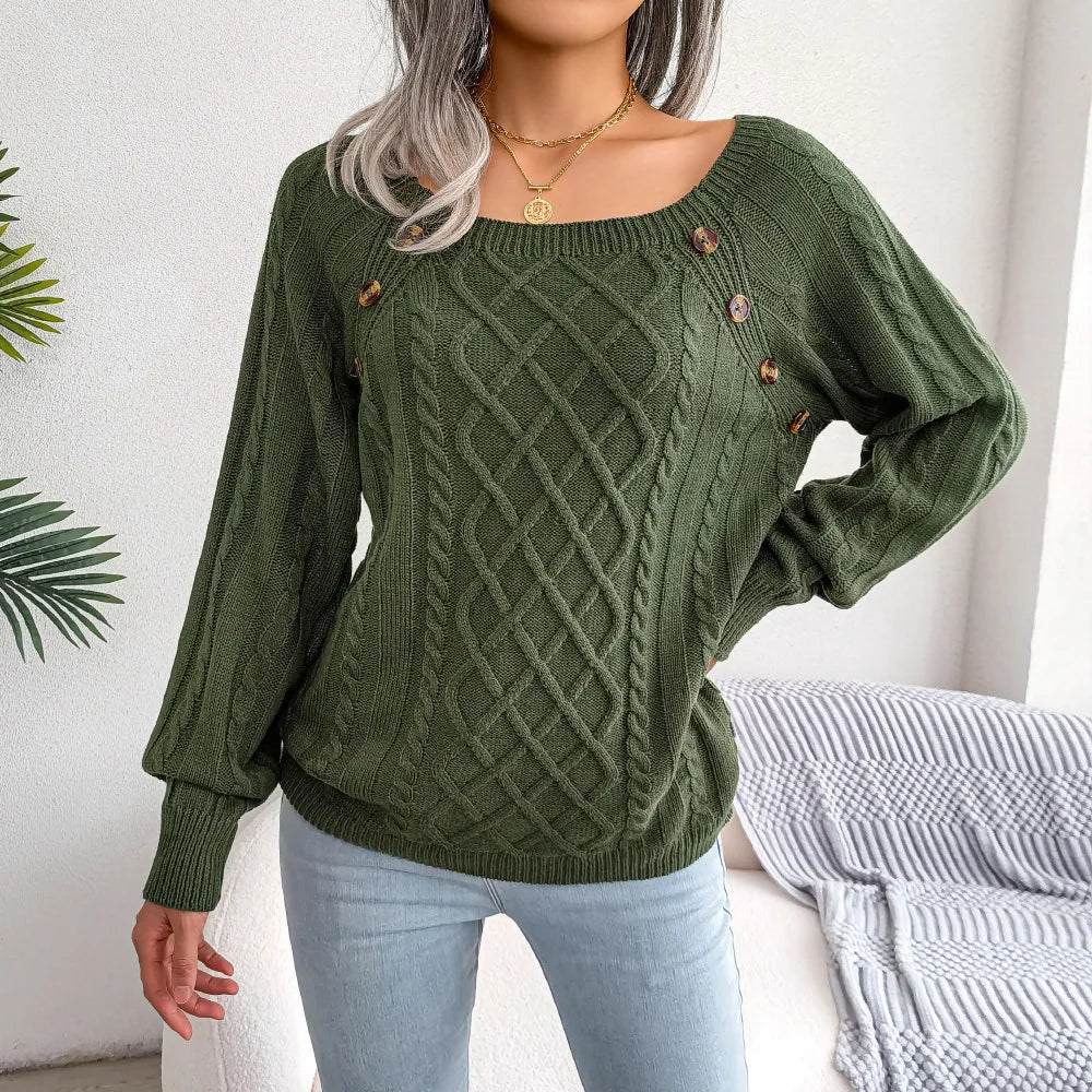 Aria | Elegant cable knit sweater