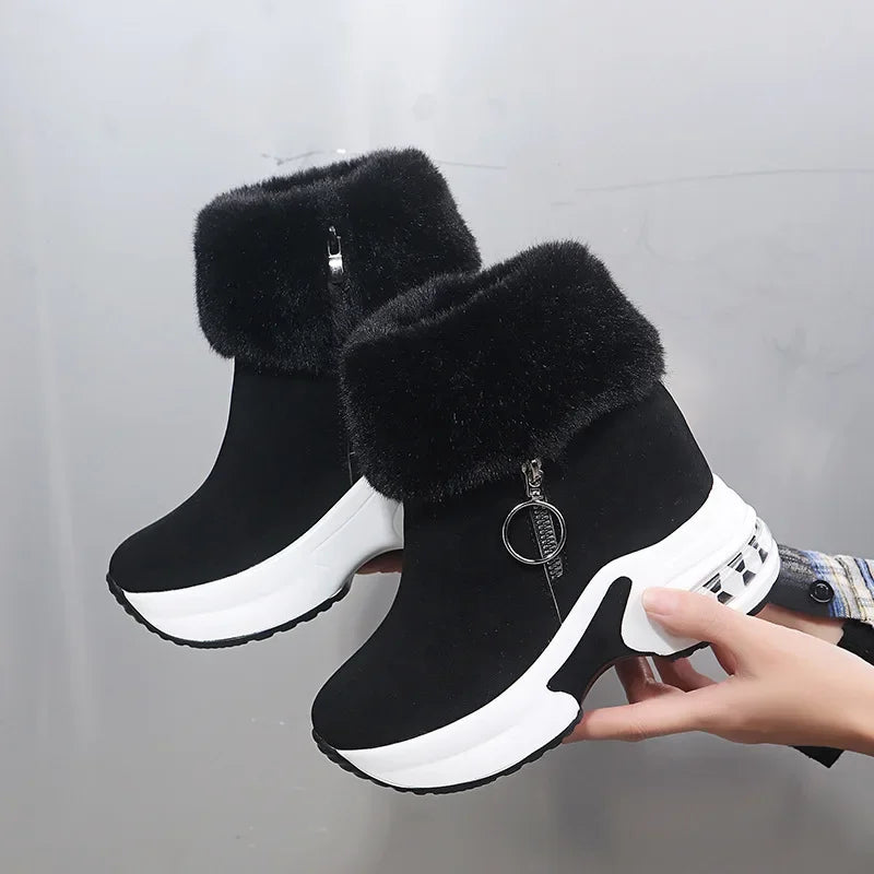 Robin | Fur-Lined Wedge Boots