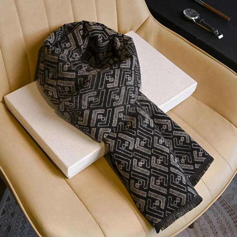 Aster & Wolfe Patterned Neckscarf