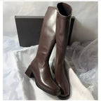 Mara | High-Rise Leather Boots