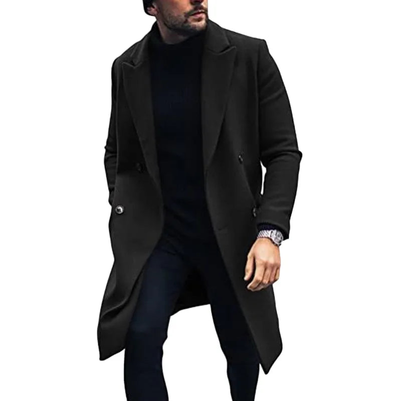 Matteo | Standing Wool Overcoat