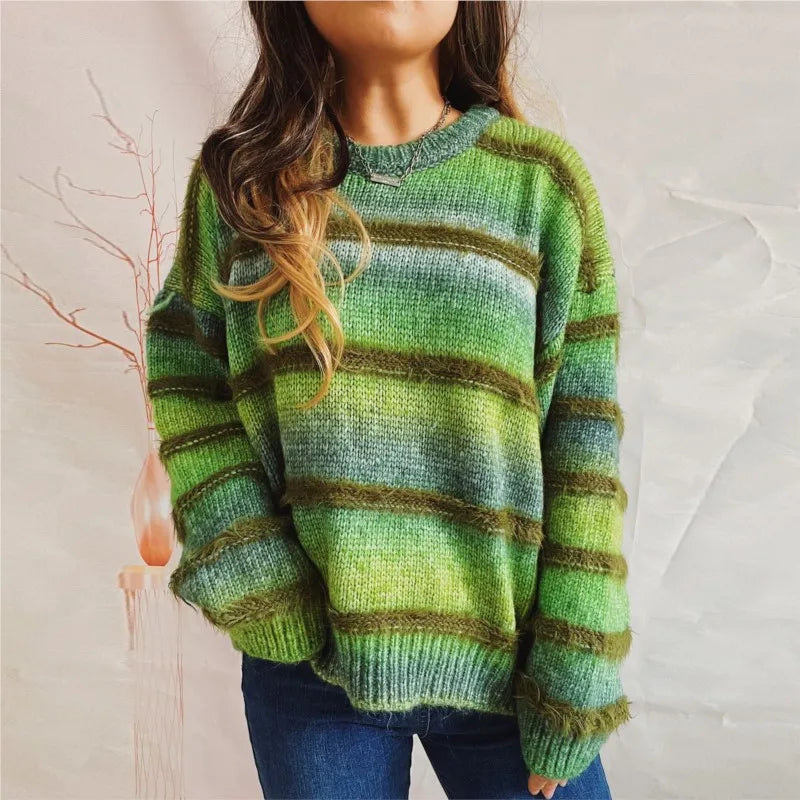 Maren | Striped Knit Sweater