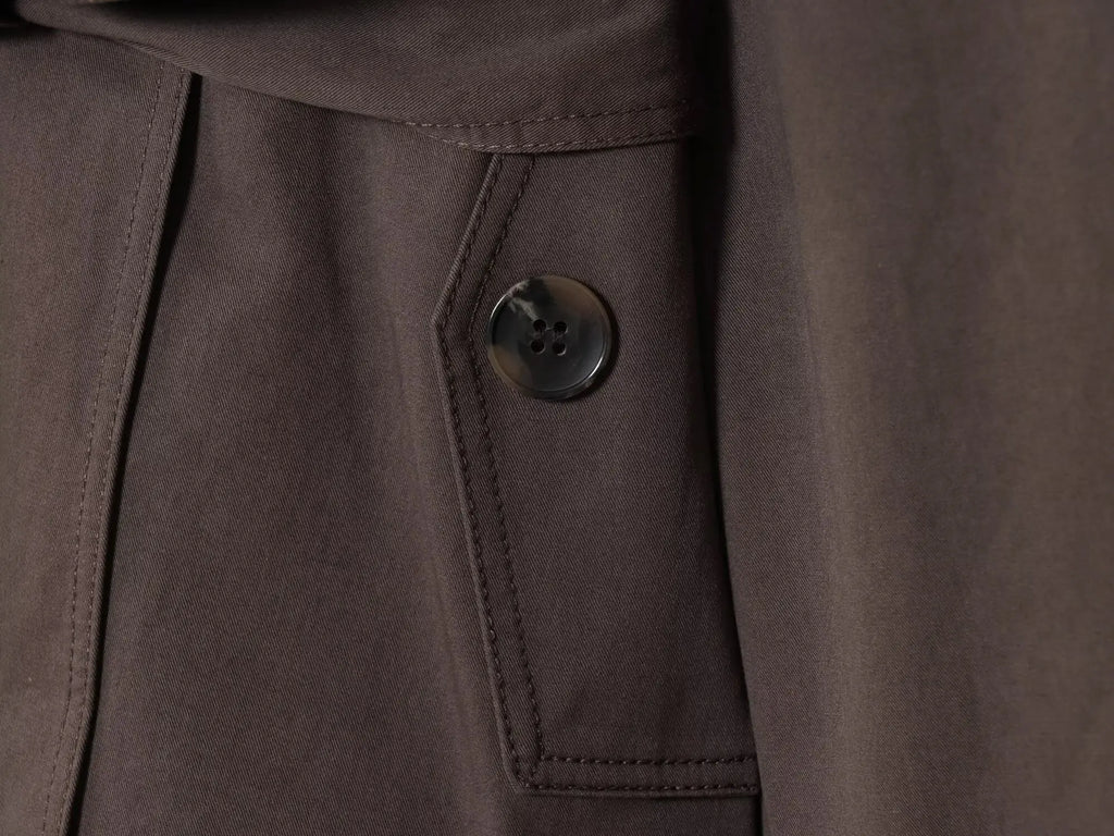 Freya | Lapel Coat with Maillard Belt