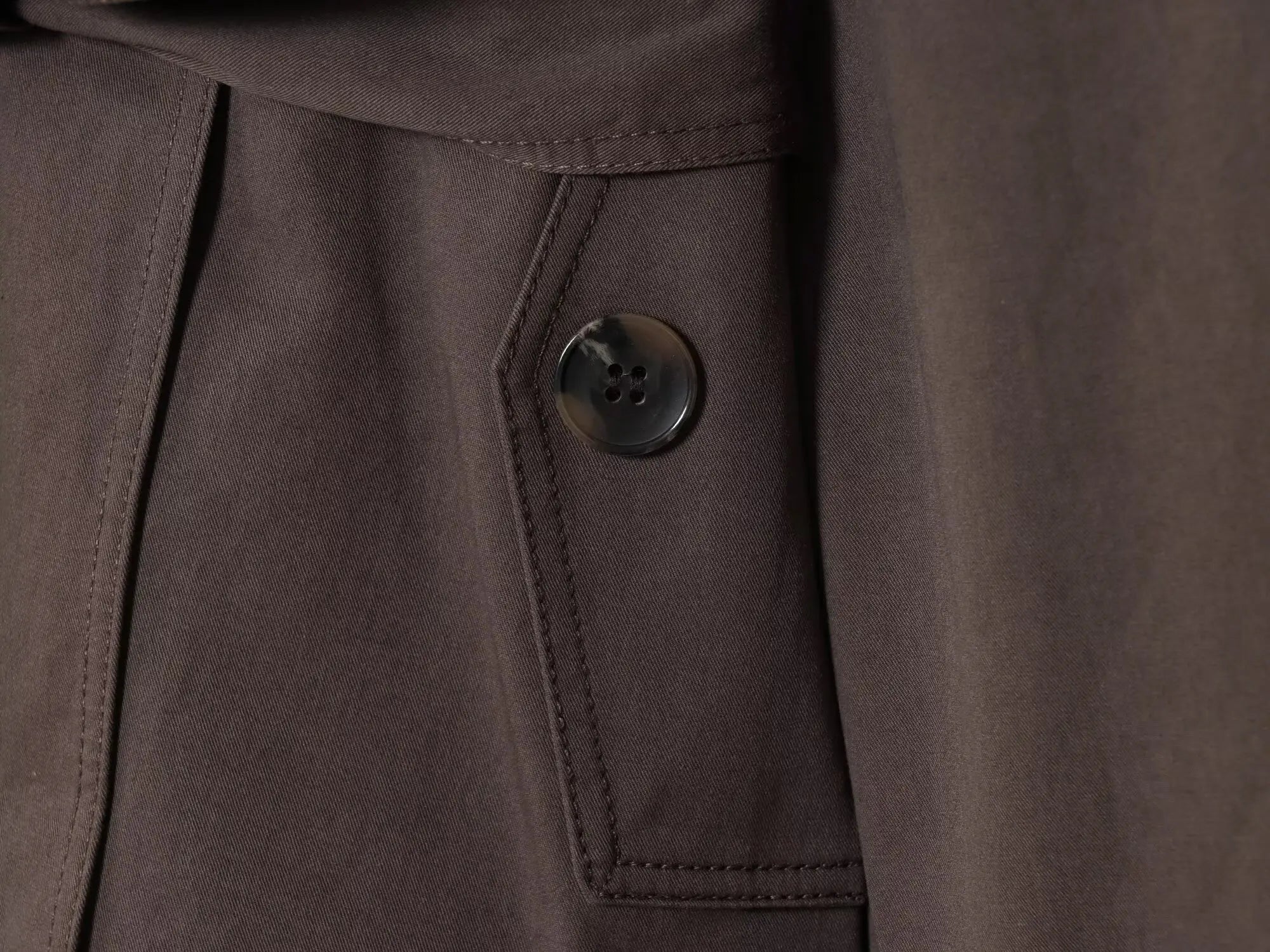 Freya | Lapel Coat with Maillard Belt
