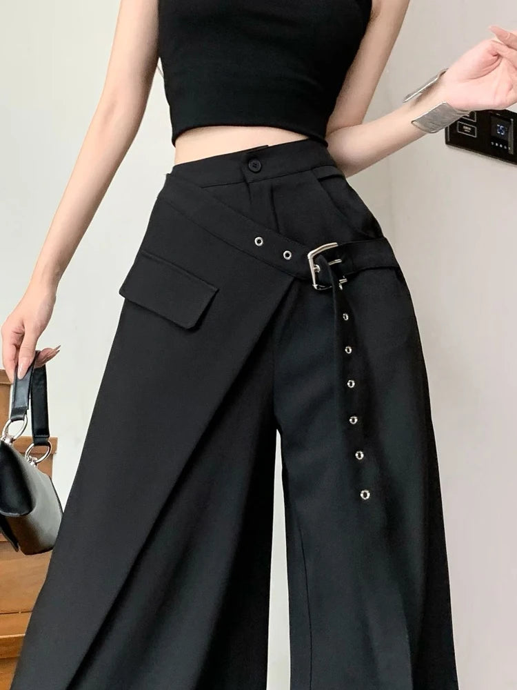 Aria | Draped Trouser with Belt