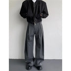 Elliot | Pleated Wide-Leg Trousers