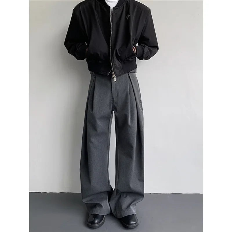 Elliot | Pleated Wide-Leg Trousers