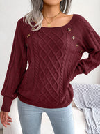 Aria | Elegant cable knit sweater