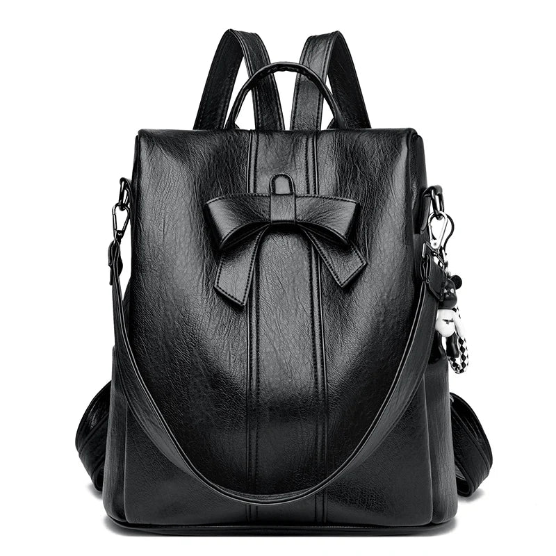 Aster & Wolfe x Eden Studios | Emery Bow Leather Backpack