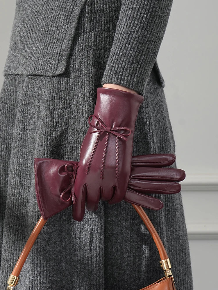 Elara | Leather Gloves (Gift Box Set)