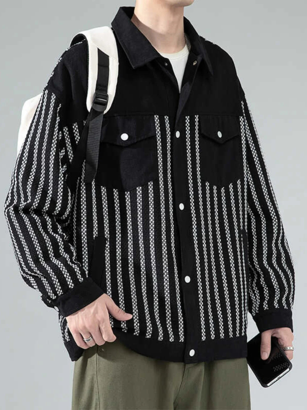 Soren | Stripe Overshirt
