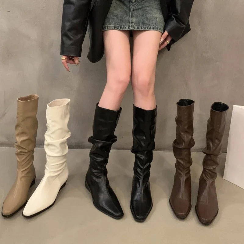 Celeste Mid-Calf Slouch Boots