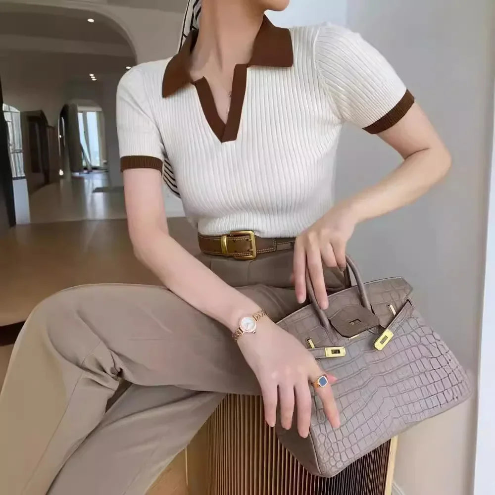 Margot | French Collar Polo