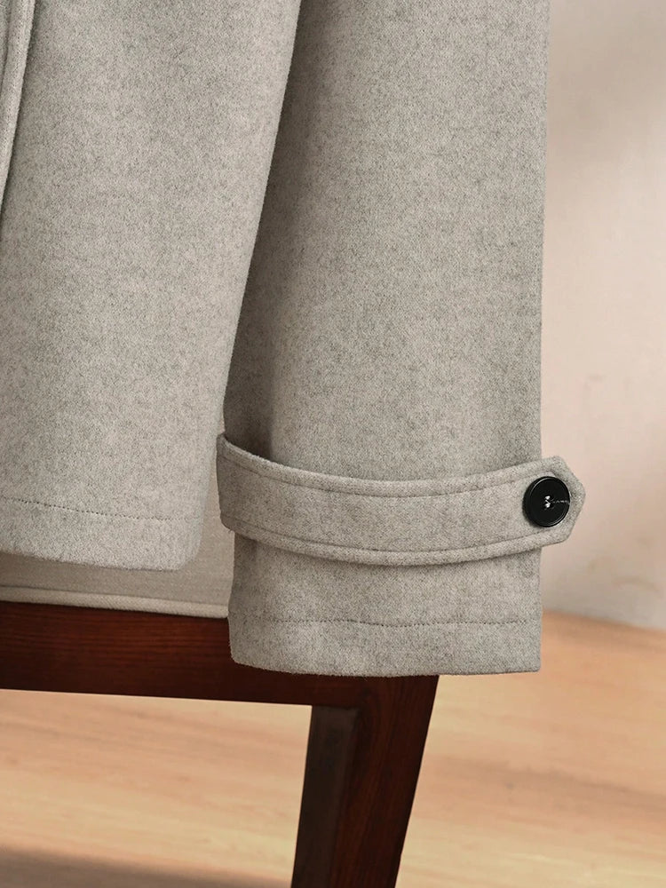 Thea | Wool Blend Peacoat