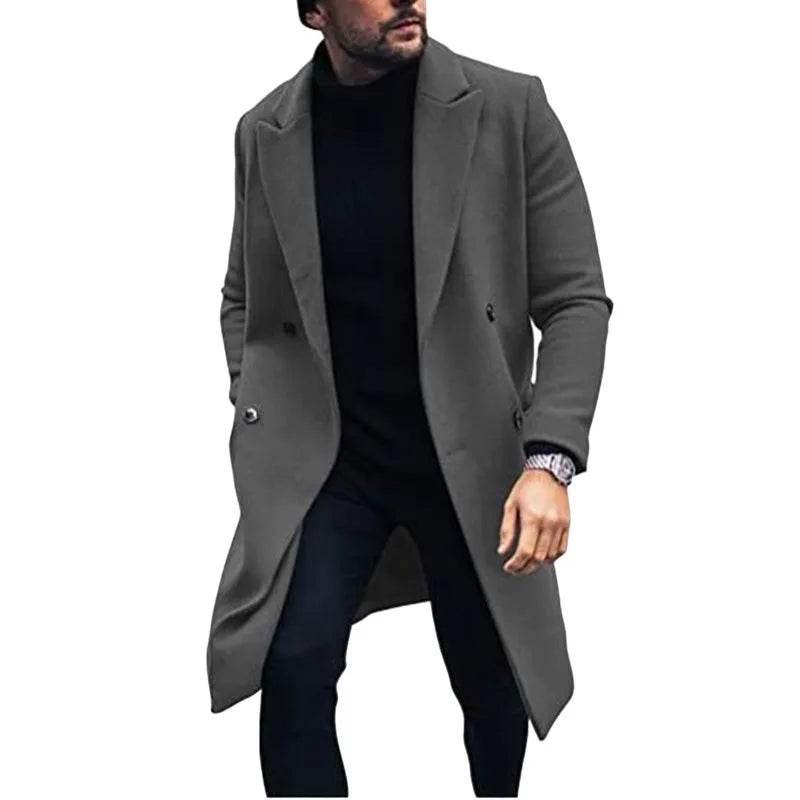Matteo | Standing Wool Overcoat