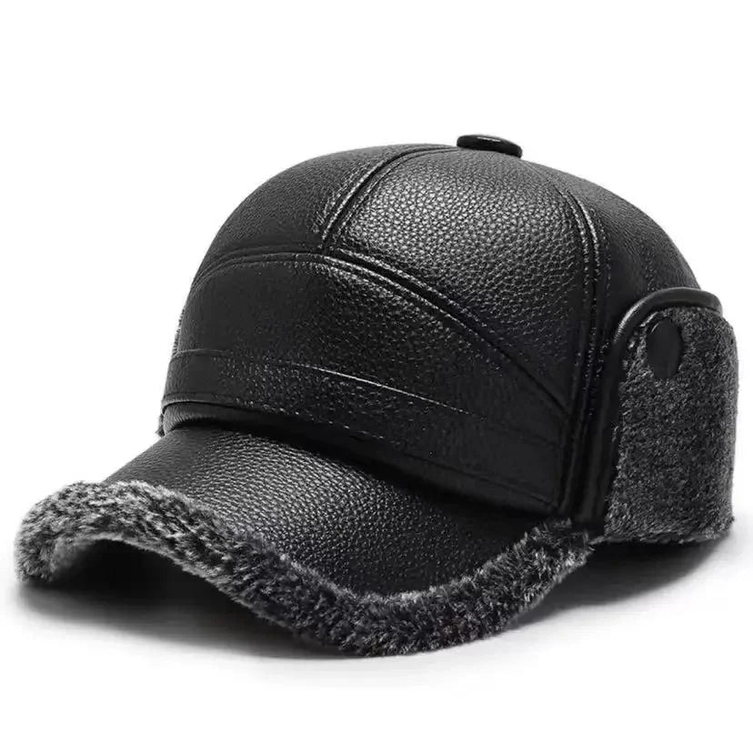 Draven Faux Leather Hat
