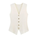 Sera | Knit Button Vest