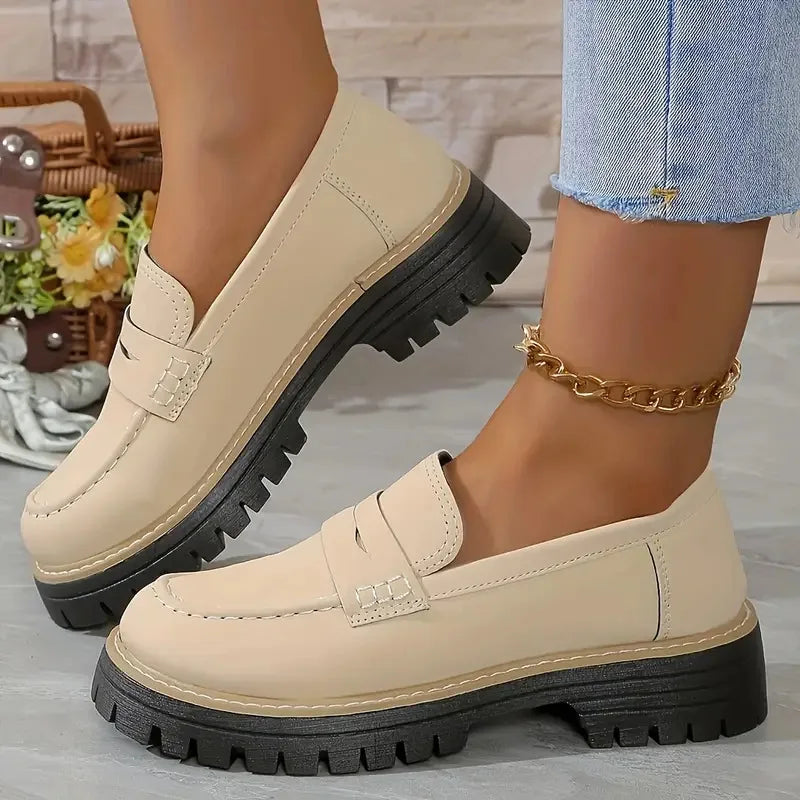 Lena Chunky Sole Loafers