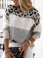 Pascaline | Leopard Print Casual Sweater