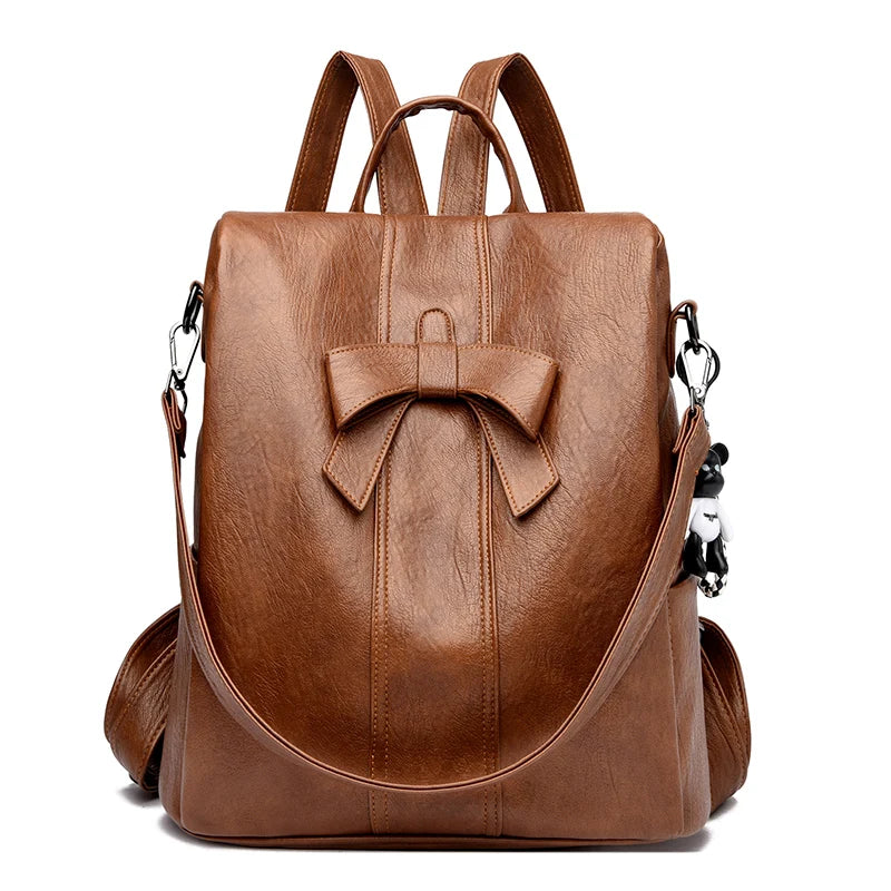 Aster & Wolfe x Eden Studios | Emery Bow Leather Backpack