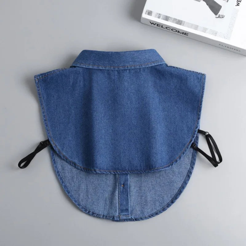 Aster & Wolfe Denim Detachable Collar