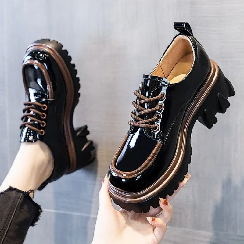 Viola | Chunky Gloss Oxfords