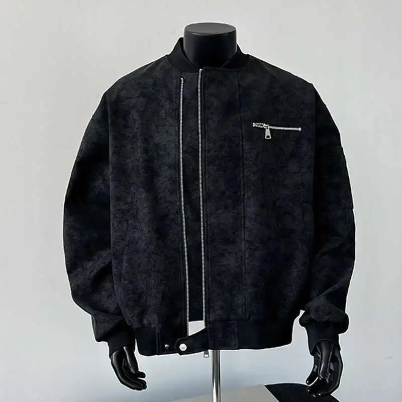 Dario | Suede Bomber Jacket