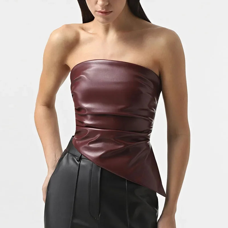 Aster & Wolfe | Celine Leather Top