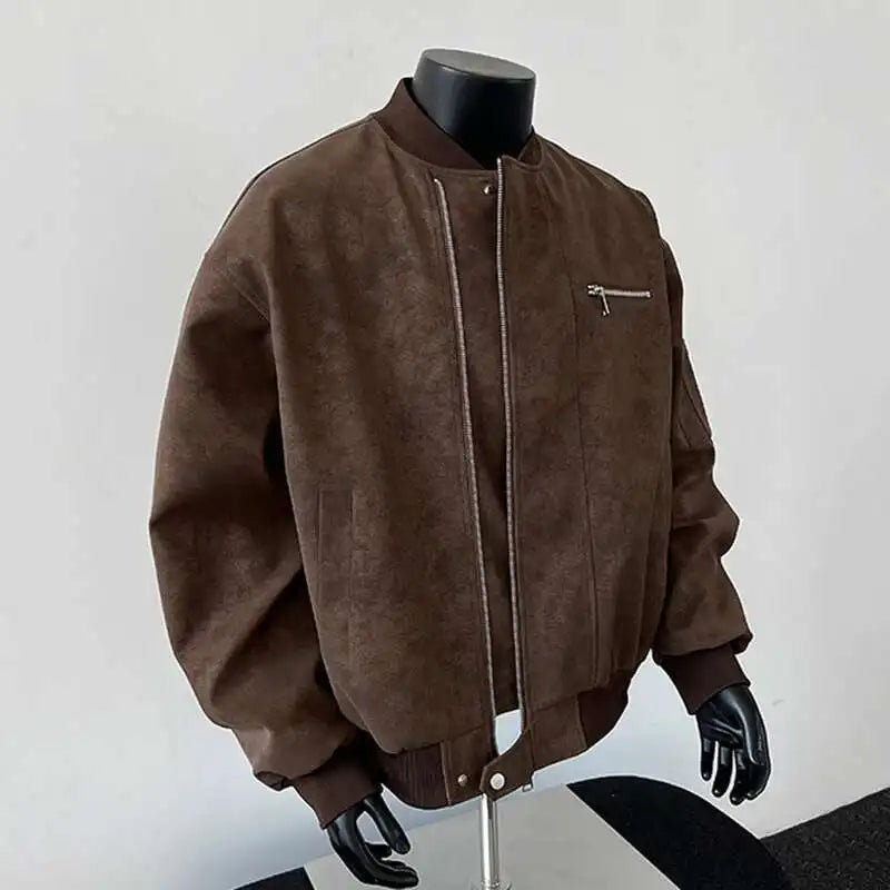 Dario | Suede Bomber Jacket