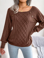 Aria | Elegant cable knit sweater