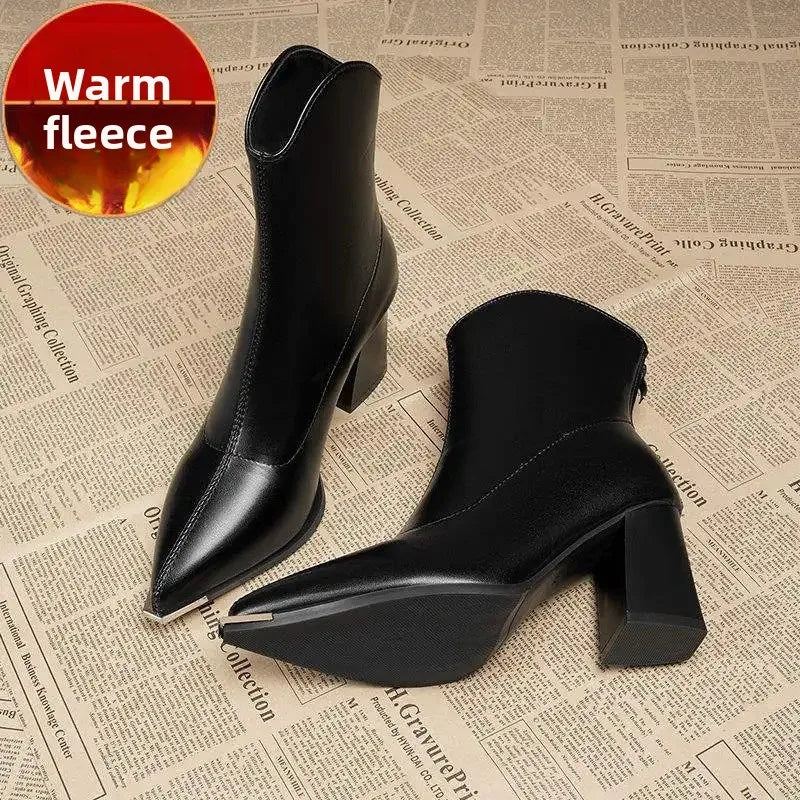 Diane | Pointed Toe Ankle Boots