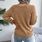 Aria | Elegant cable knit sweater