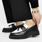 Vincent | Two-Tone Tassel Loafers