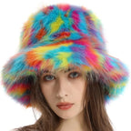 Vivienne |  Faux Fur Bucket Hat