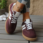 Fiona | Retro Stripe Sneakers
