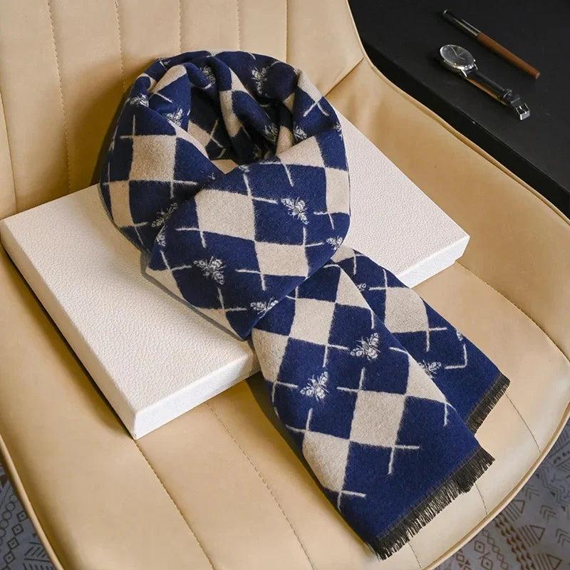 Aster & Wolfe Patterned Neckscarf