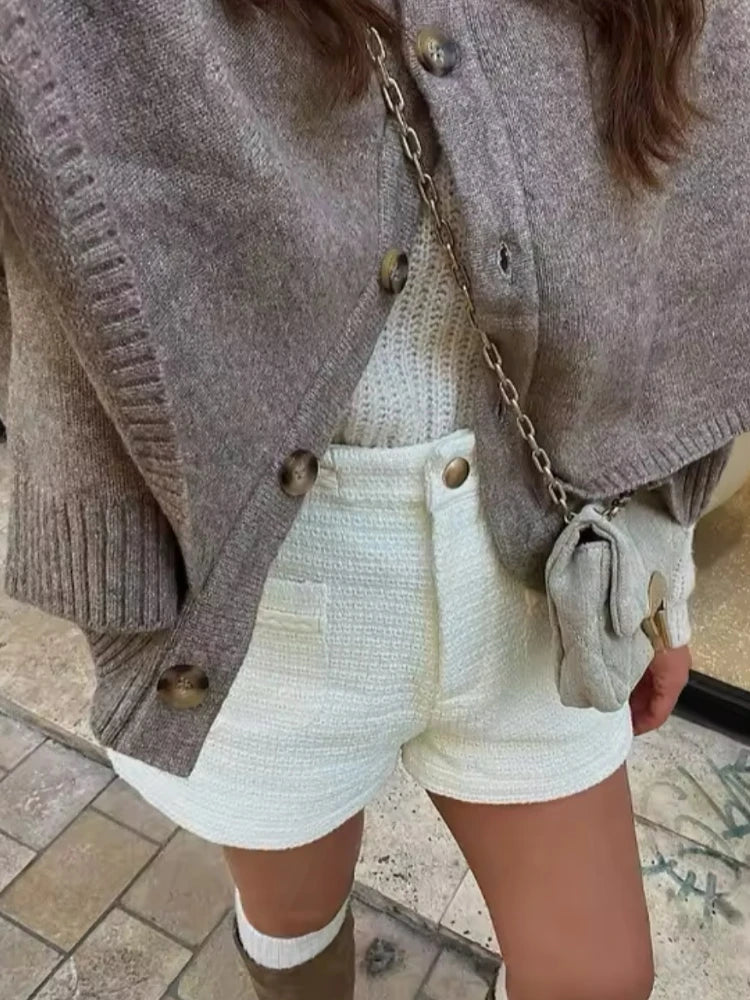 Léa | Double-Layer Knit Cape