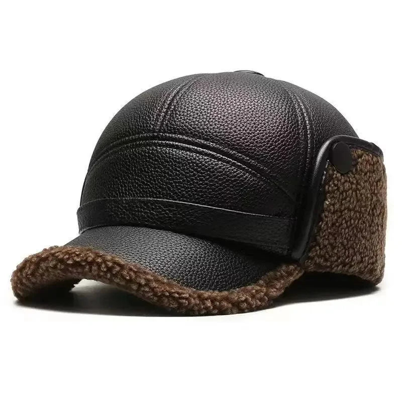 Draven Faux Leather Hat