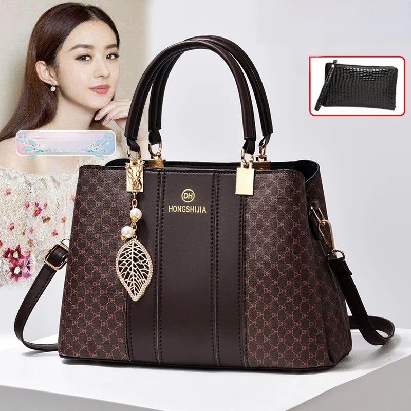 Aster & Wolfe x Eden Studios | Elise Striped Monogram Tote