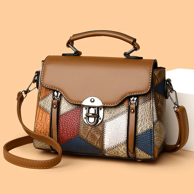 Aster & Wolfe x Eden Studios | Safari Patchwork Leather Bag