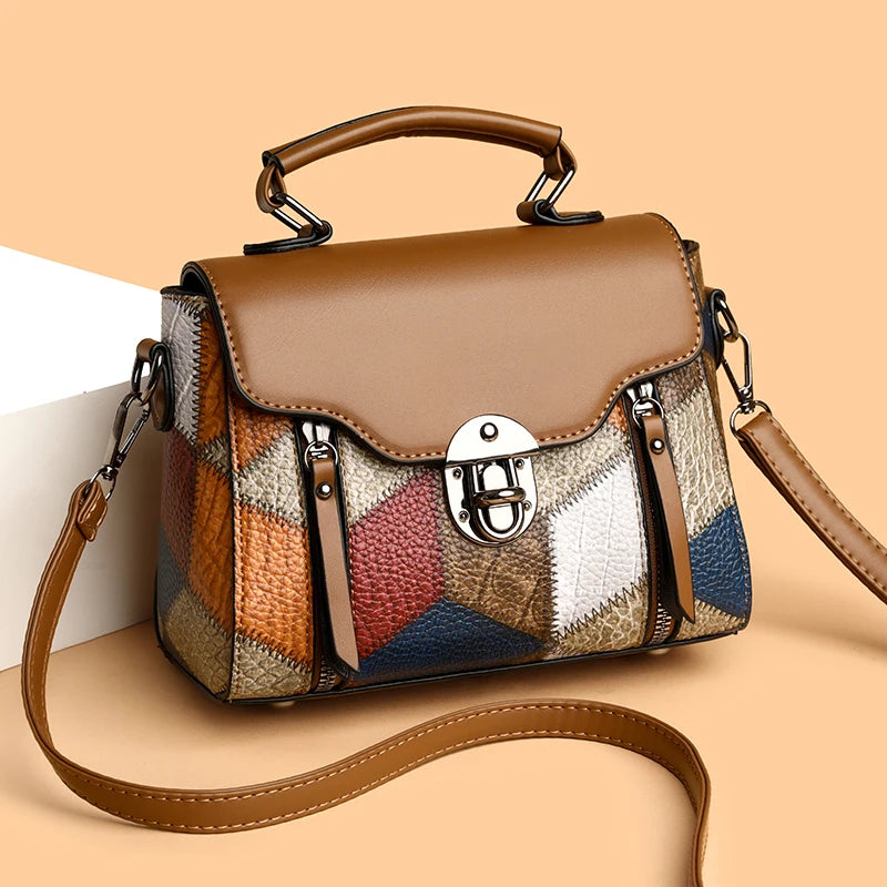 Aster & Wolfe x Eden Studios | Safari Patchwork Leather Bag